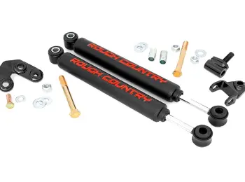 Rough Country Dual Steering Stabilizer for 97-06 Jeep TJ
